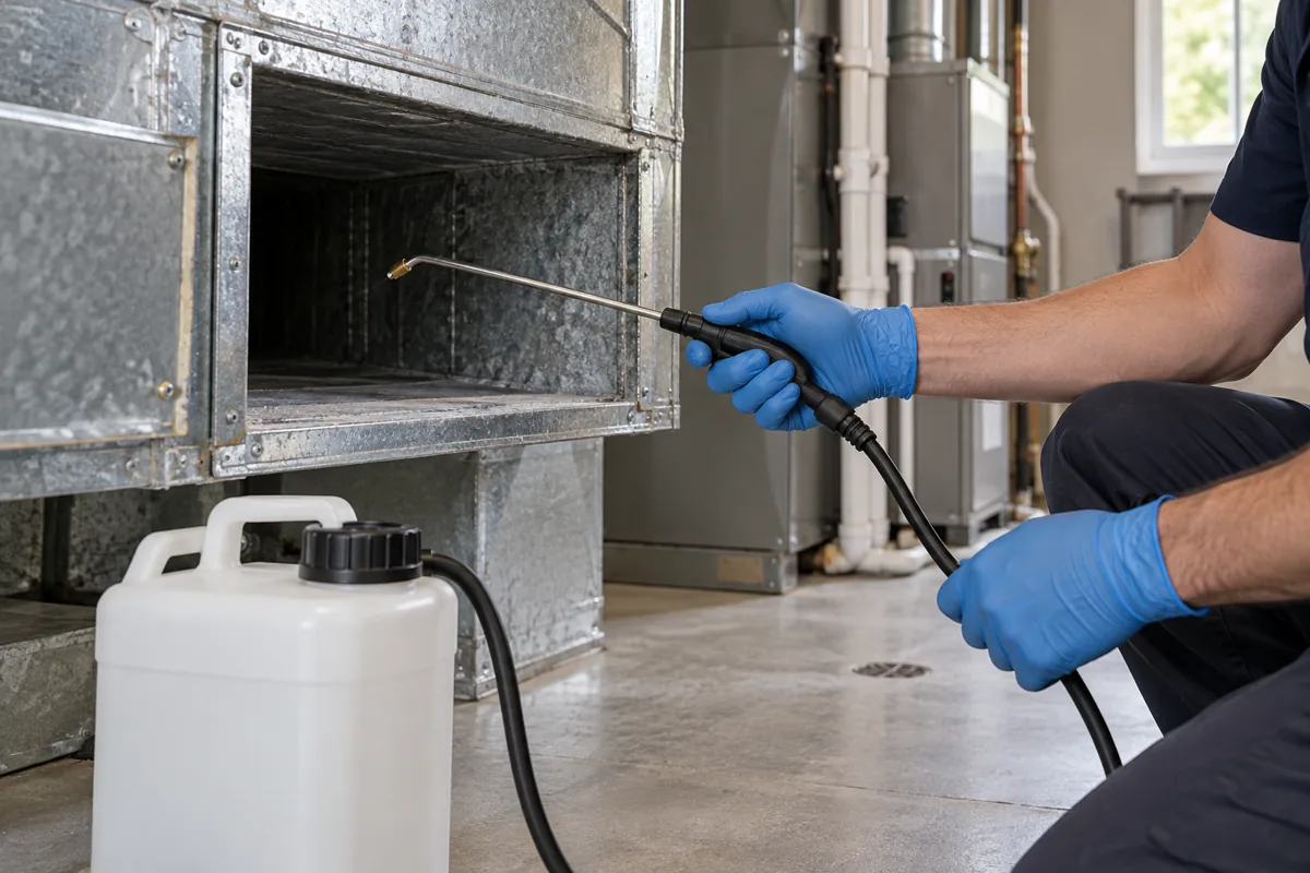 Air Duct Sanitizing service illustration