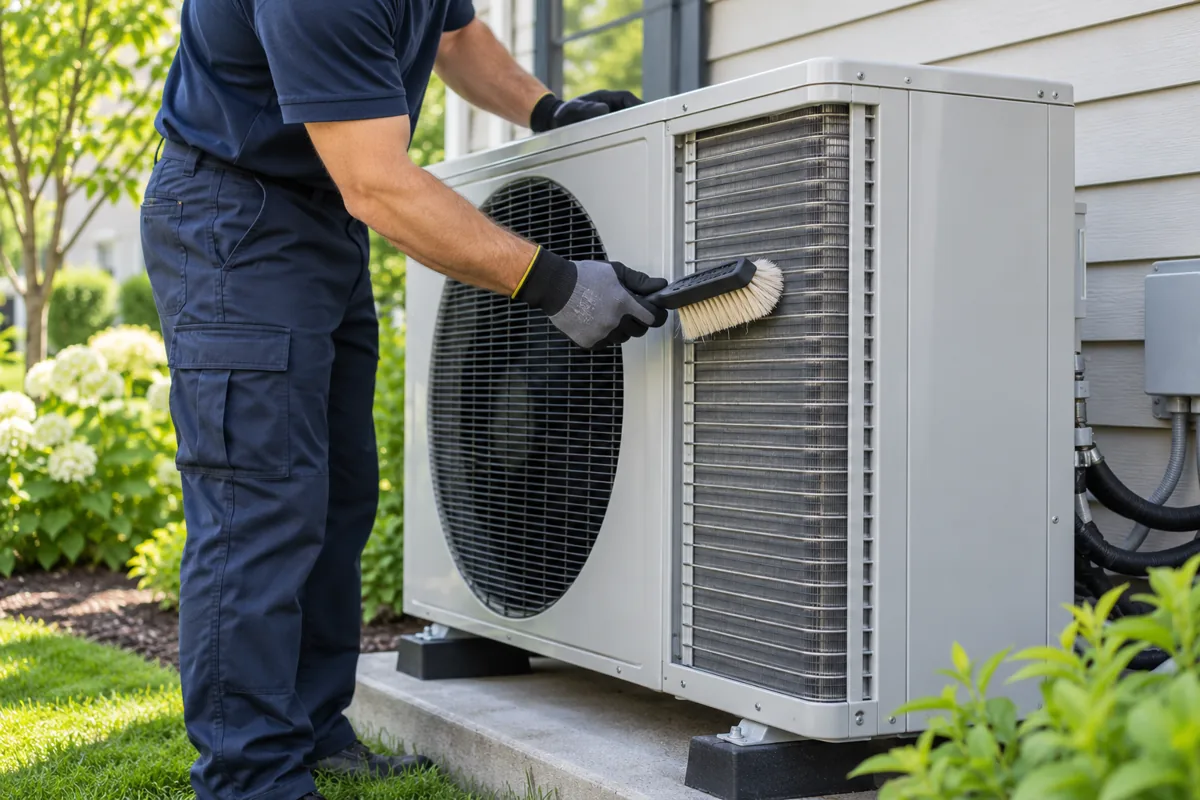 Heat Pump Cleaning service illustration